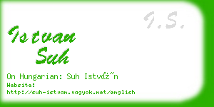 istvan suh business card